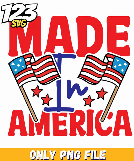 made in america flags stars png, usa made american flags stars, usa made american flag stars - 123SVG Store