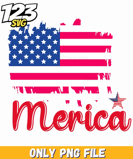 merica us flag png, usa flag png, american flag png - 123SVG Store