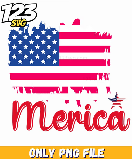 merica us flag png, usa flag png, american flag png - 123SVG Store