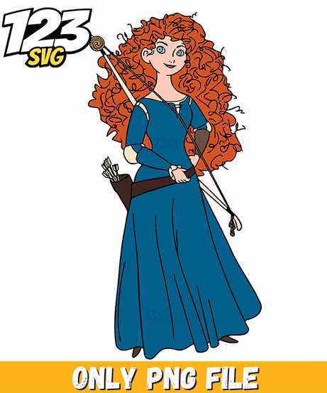 merida bow, princess merida bow, merida's bow from brave - 123SVG Store