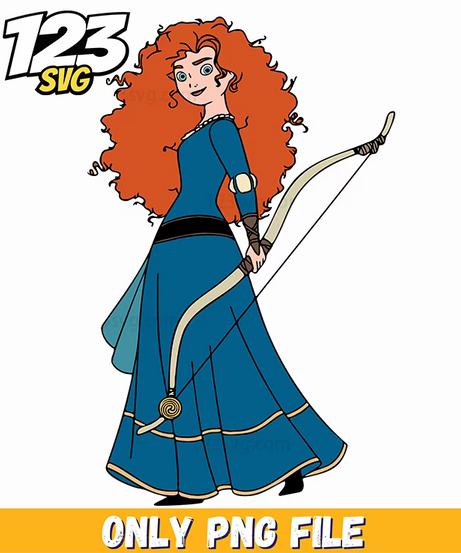 merida costume adult, merida princess costume, merida disney costume - 123SVG Store