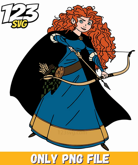 merida crown, merida princess crown, merida brave princess crown - 123SVG Store