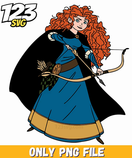 merida crown, merida princess crown, merida brave princess crown - 123SVG Store