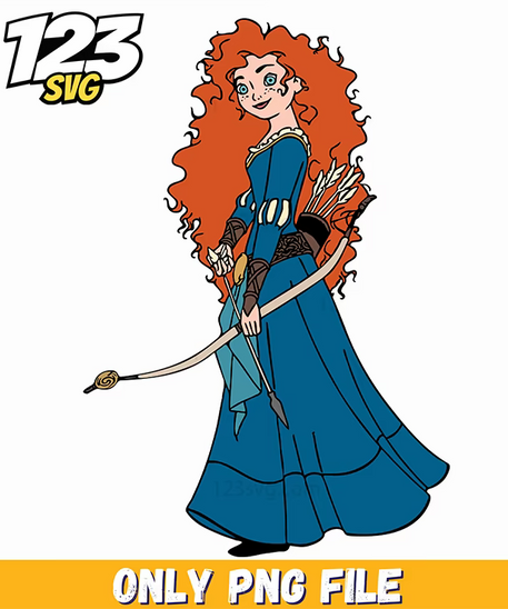 merida outfit, princess merida costume, merida princess brave outfit - 123SVG Store