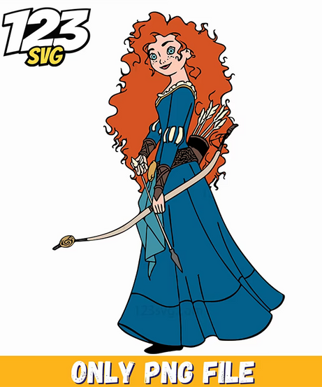 merida outfit, princess merida costume, merida princess brave outfit - 123SVG Store