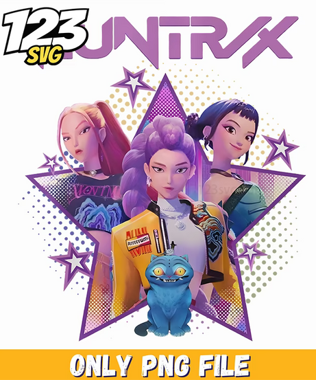 merry christmas huntrix png, huntrix merry christmas png, kpop demon hunters christmas png - 123SVG Store