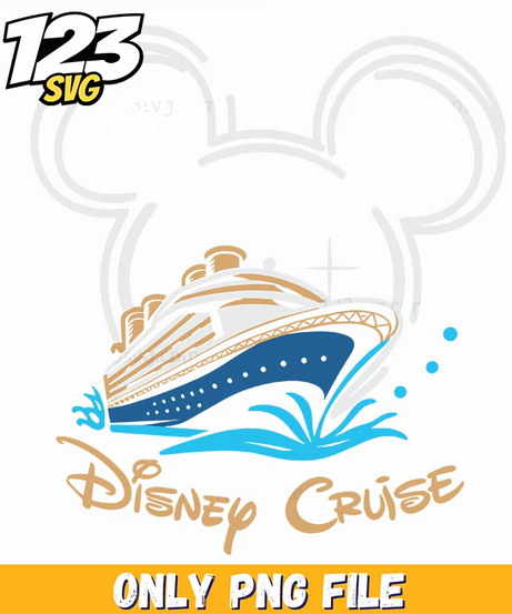 mickey friends cruise png, disney cruise ship png, mickey mouse cruise - 123SVG Store
