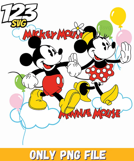 Mickey minnie love png 2, mickey love minnie png, minnie mouse mickey mouse png - 123SVG Store