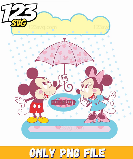mickey minnie rain png, disney cartoon png, disney cartoon toys png - 123SVG Store