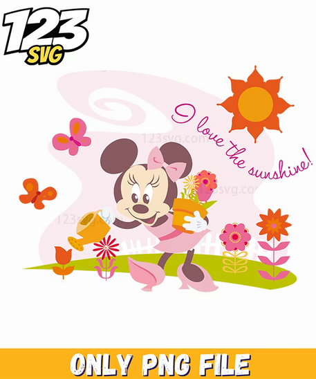 mickey minnie sunshine png, minnie mickey sunshine, disney characters sunshine - 123SVG Store