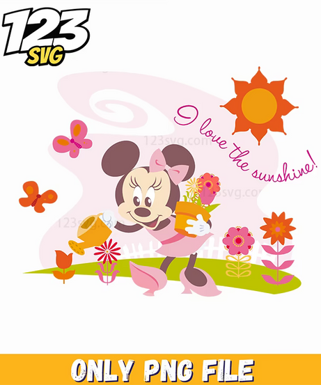 mickey minnie sunshine png, minnie mickey sunshine, disney characters sunshine - 123SVG Store