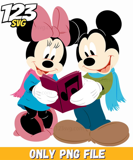 minnie mouse reading png, minnie mouse disney world png image, love vibes minnie mouse png image - 123SVG Store