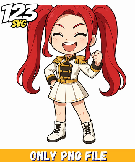 mira chibi, kpop demon hunter png, kpop fantasy concept png - 123SVG Store