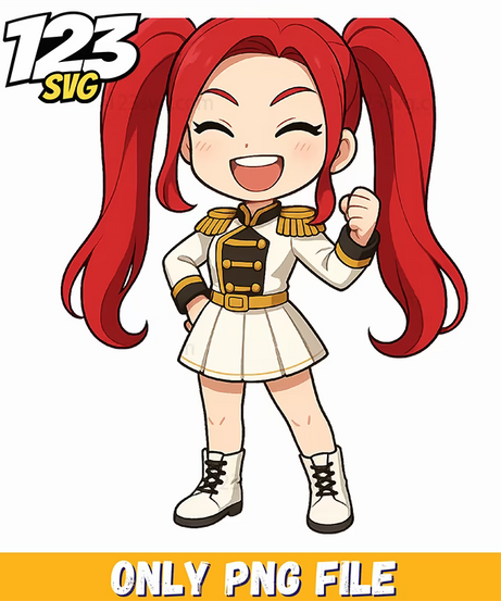 mira chibi, kpop demon hunter png, kpop fantasy concept png - 123SVG Store