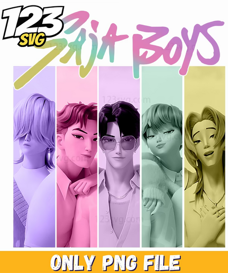 mira eating rameyeon png, kpop band manhwa png, huntrix ramen girl png - 123SVG Store