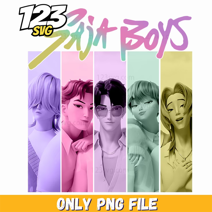 mira eating rameyeon png, kpop band manhwa png, huntrix ramen girl png - 123SVG Store