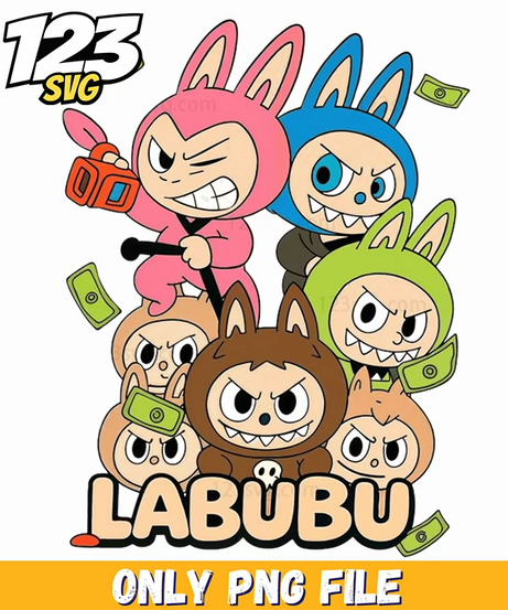 money halloween labubu png, labubu png halloween, halloween labubu character - 123SVG Store