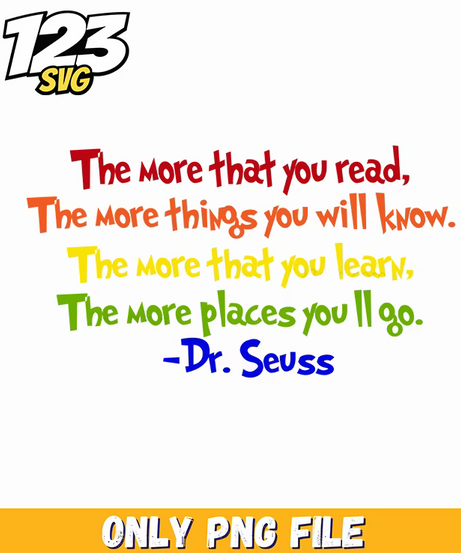 more you learn places go png, the places you'll go, come on let's go - 123SVG Store