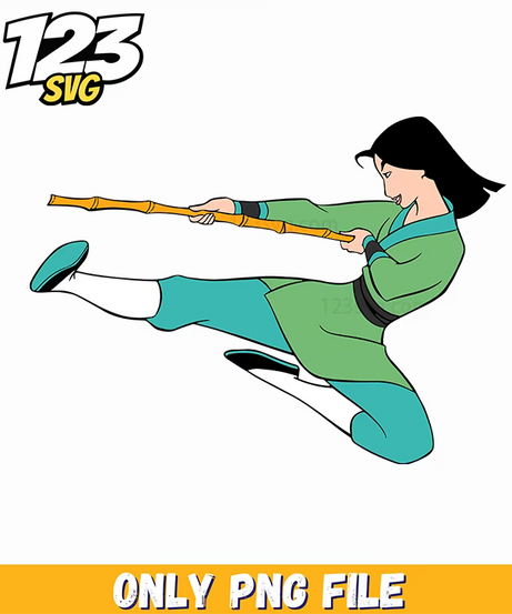 mulan flower, mulan hua, legendary flower of mulan - 123SVG Store