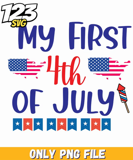 my first 4th of july us maps rocket bunting png, fourth of july us map, 4th of july us maps rocket bunting - 123SVG Store