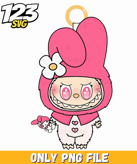 my melody labubu png, labubu png images, labubu png free download - 123SVG Store
