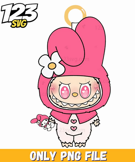 my melody labubu png, labubu png images, labubu png free download - 123SVG Store
