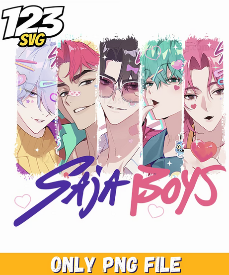 mystery saja, kpop cartoon png, demon idol png - 123SVG Store