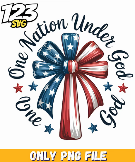national under god ribbon bow png, christmas tree bow png, pencil bow png - 123SVG Store
