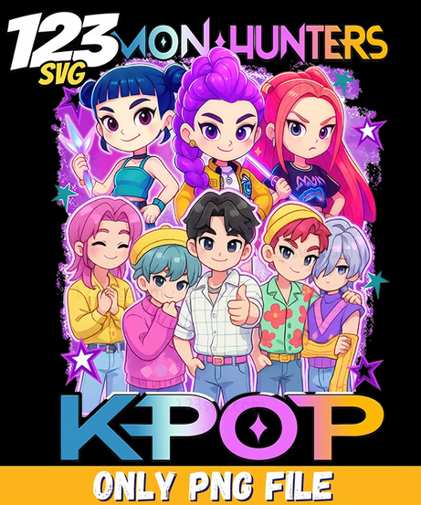 new jeans kpop design, kpop demon hunter png, bad bunny png - 123SVG Store