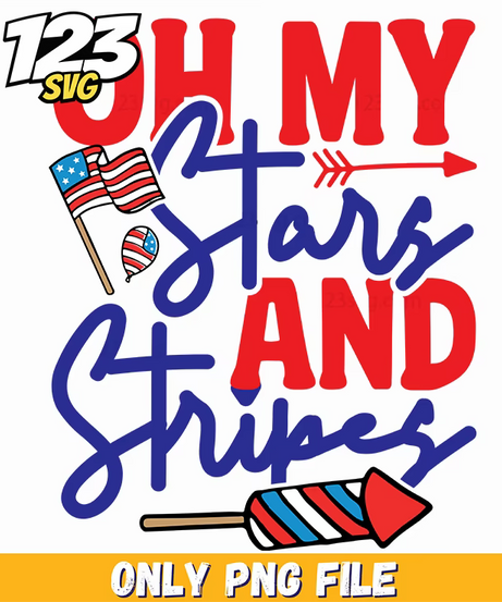 oh my stars and stripes flags rocket arrow png, american flag with rocket and arrow, stars and stripes rocket flag - 123SVG Store