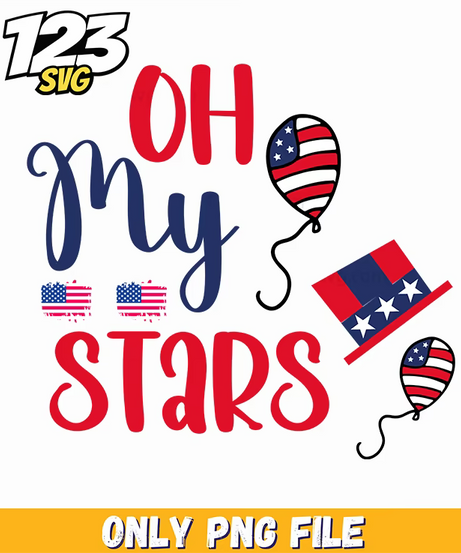 oh my stars balloons uncle sam hats us maps png, uncle sam hat png, us map hat design - 123SVG Store