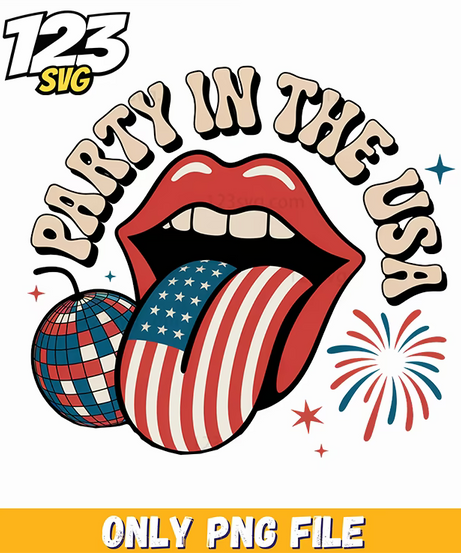 party in the usa lips tongue flag png, love bites lips design valentine png, we are all turning point png - 123SVG Store