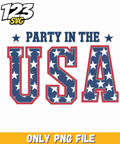 party in the usa png 3, party in the usa, party in the usa design - 123SVG Store