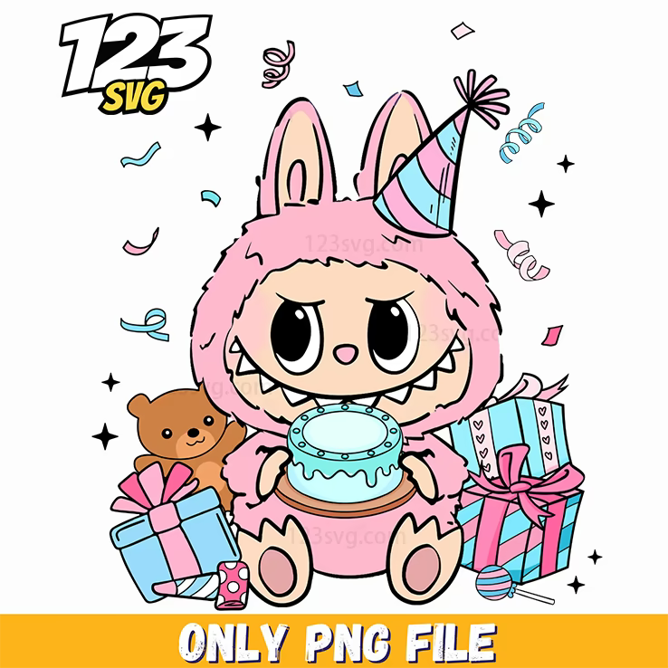 party labubu gifts png, labubu characters png, labubu wallpaper ... - 123SVG Store
