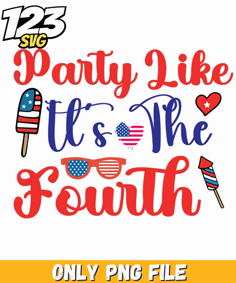 party like its the fourth popsicle heart rocket png, popsicle heart emoji, popsicle heart icon - 123SVG Store