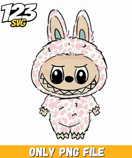 pastel bunny labubu png, adorable labubu pastel bunny, pink labubu bunny pastel cute - 123SVG Store