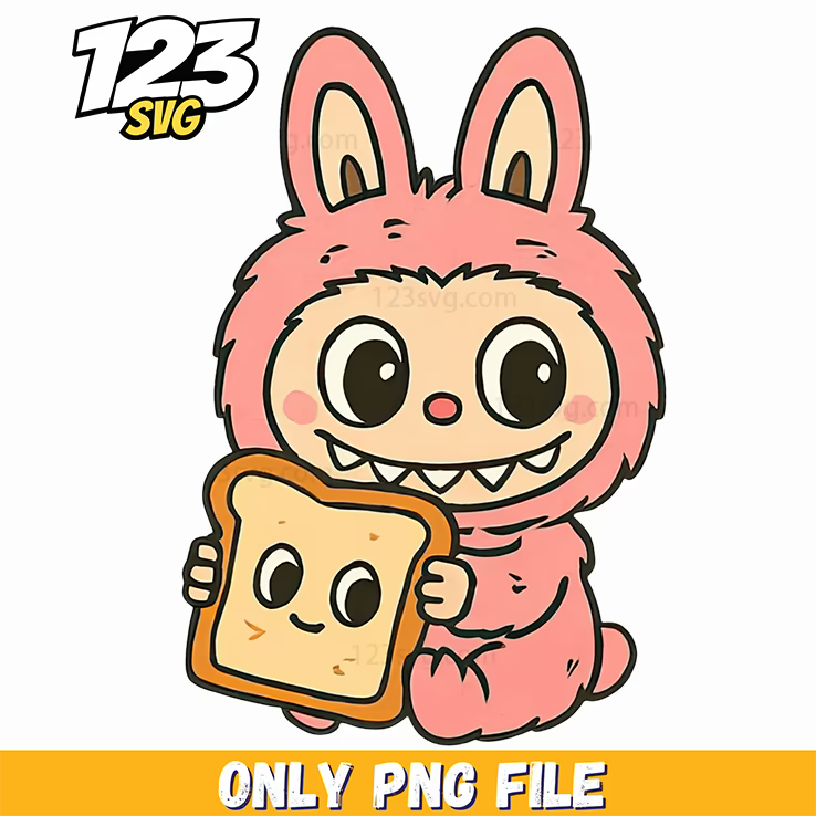 pastel bunny wallpaper labubu png, labubu characters png, cute labubu png - 123SVG Store