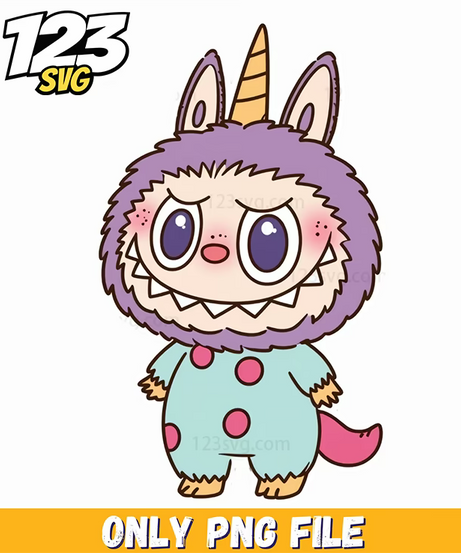 pastel monster labubu png, labubu pastel monster, monster labubu pastel - 123SVG Store