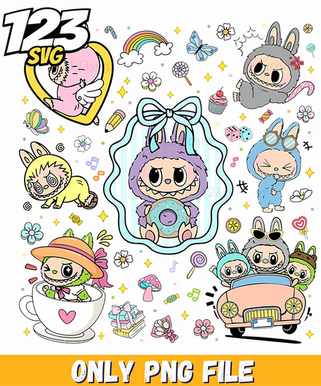 pastel spooky kawaii collage png, spooky kawaii png, kawaii collage art - 123SVG Store