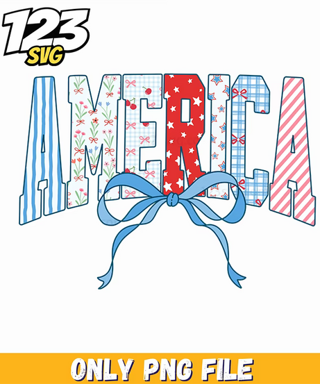 patriotic bow tie png, american bow tie png, formal patriotic png - 123SVG Store