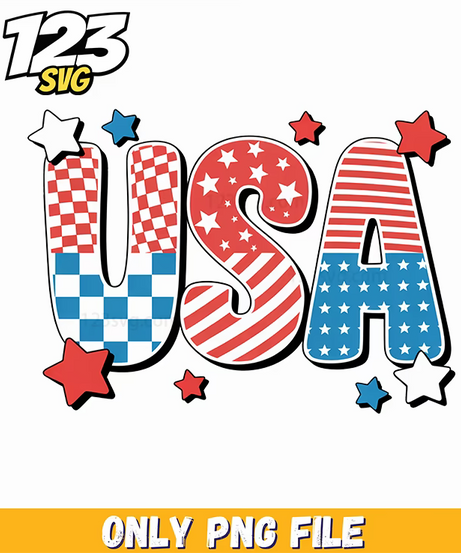 patterned usa letters png, usa pattern letters, usa letters pattern - 123SVG Store