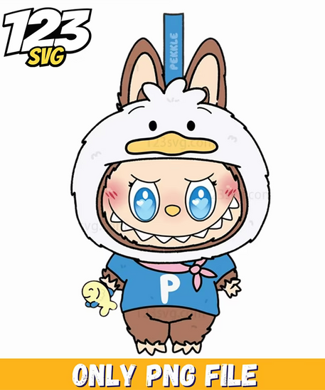 pocoyo labubu png, labubu and pocoyo, pocoyo labu bu - 123SVG Store