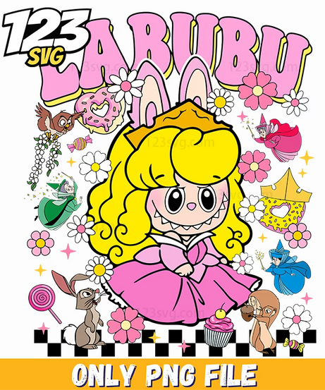 princess labubu png, labubu png, labubu princess png - 123SVG Store