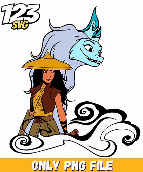 princess princess raya, raya and the last dragon, princess raya and the last dragon - 123SVG Store