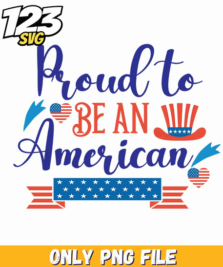 proud to be an american feathers uncle sam hat ribbon heart png, american uncle sam hat, proud to be an american hat - 123SVG Store