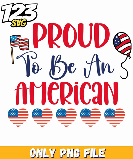 proud to be an american flag balloon hearts png, american flag balloon hearts, balloon hearts american flag - 123SVG Store