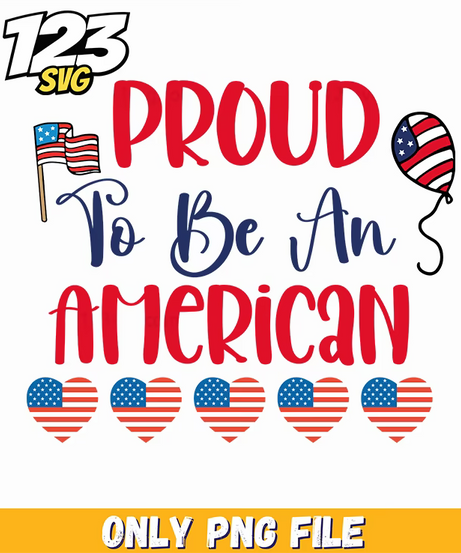 proud to be an american flag balloon hearts png, american flag balloon hearts, balloon hearts american flag - 123SVG Store