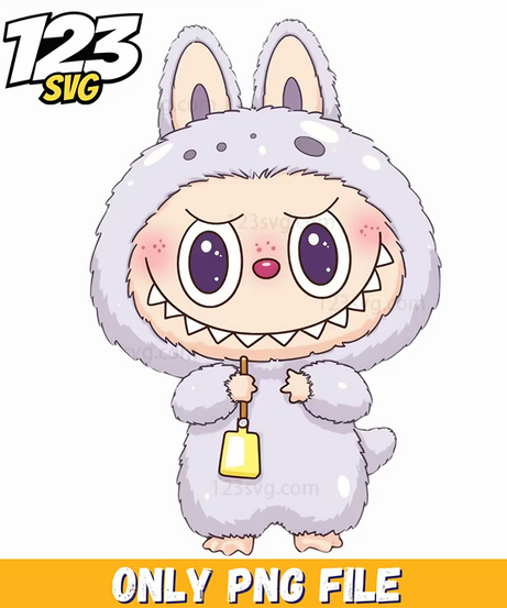 purple plush labubu png, labubu plush toys, labubu collectible plush - 123SVG Store