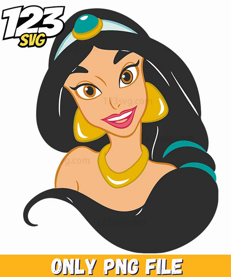 rajah princess jasmine, aladdin rajah princess jasmine, princess jasmine aladdin rajah - 123SVG Store