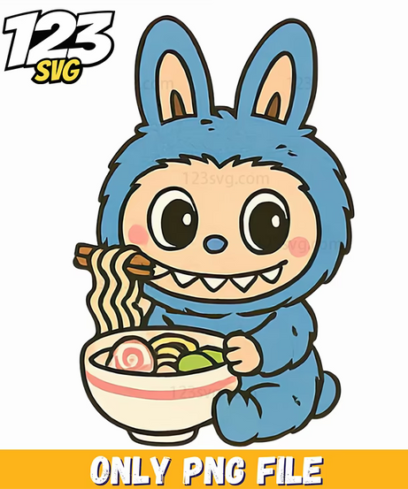 ramen labubu png, my hero academia ramen, ramen ichiraku restaurant - 123SVG Store
